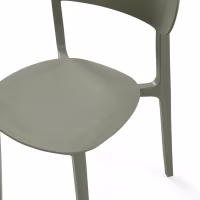 Sedia design impilabile in polipropilene - Sun