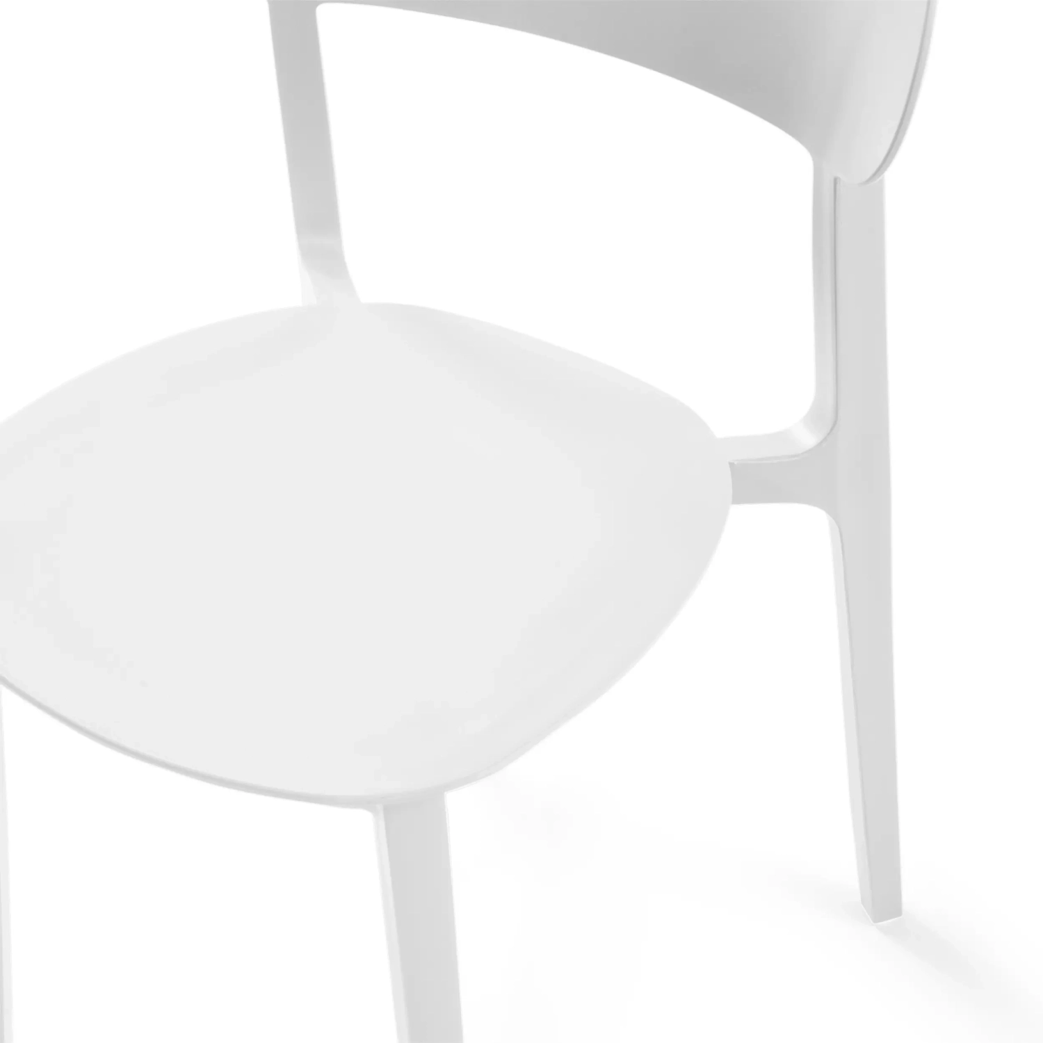Stohovatelná designová židle z polypropylenu - Sun