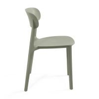 Stackable polypropylene design chair - Sun