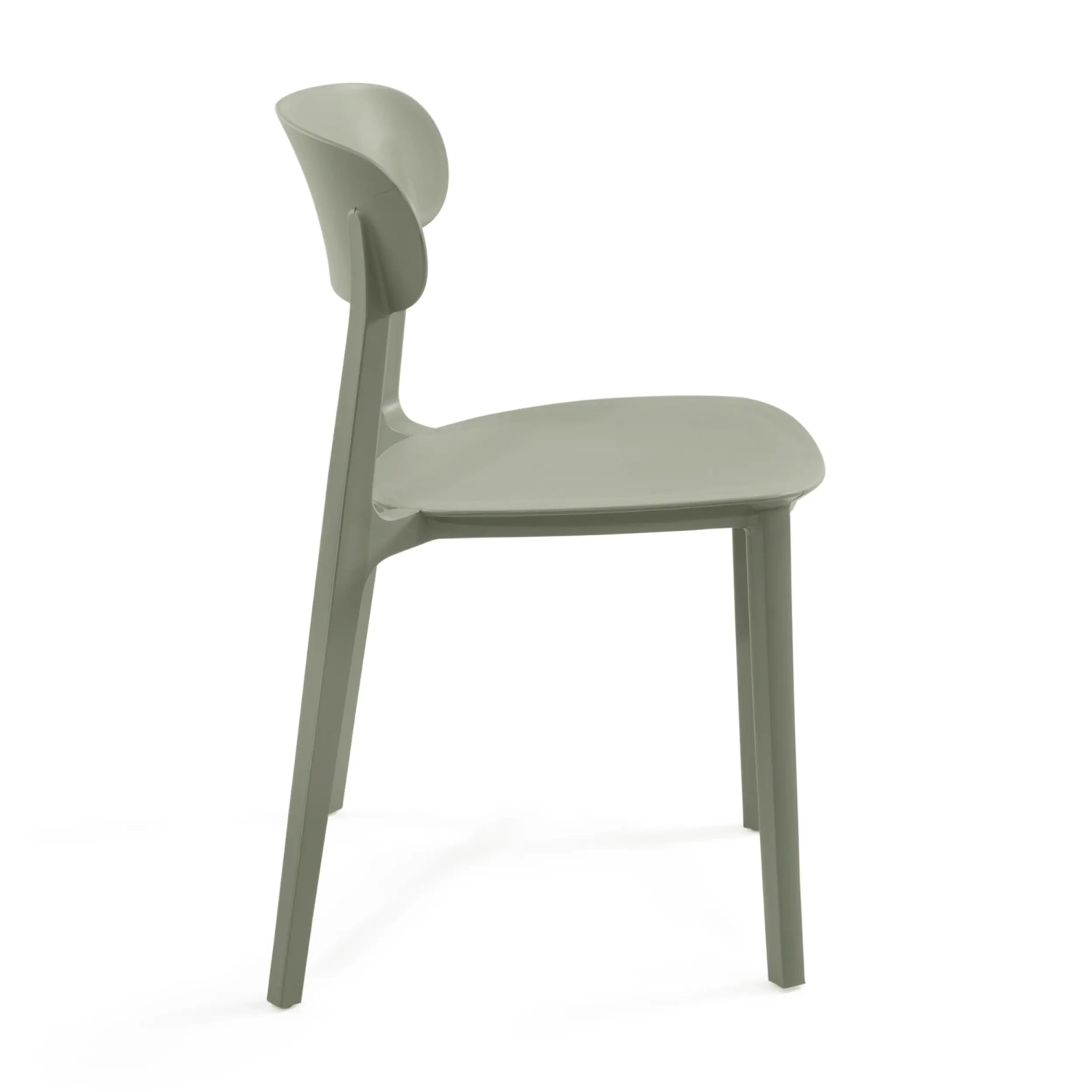 Stackable polypropylene design chair - Sun