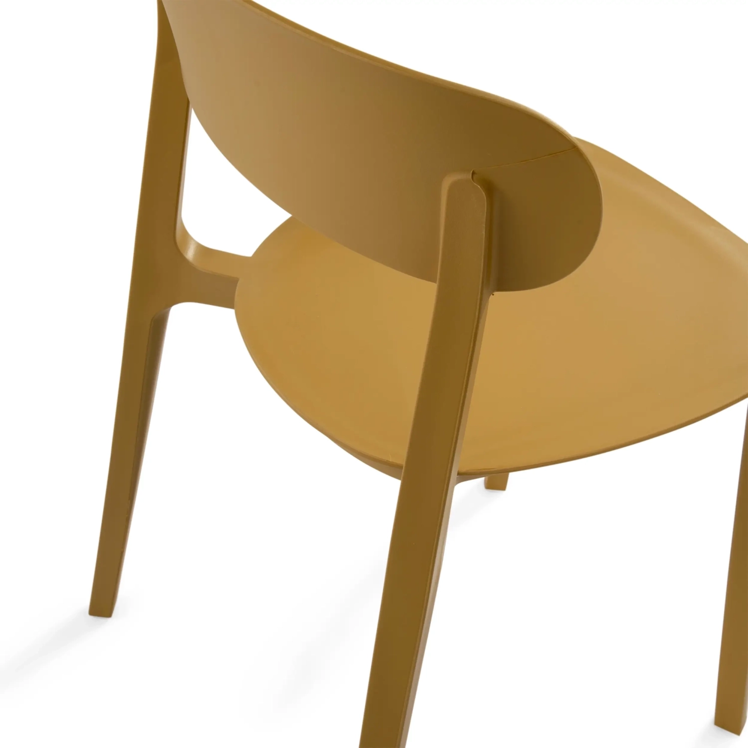 Stackable polypropylene design chair - Sun
