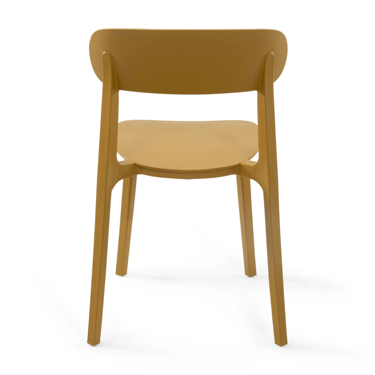 Stackable polypropylene design chair - Sun