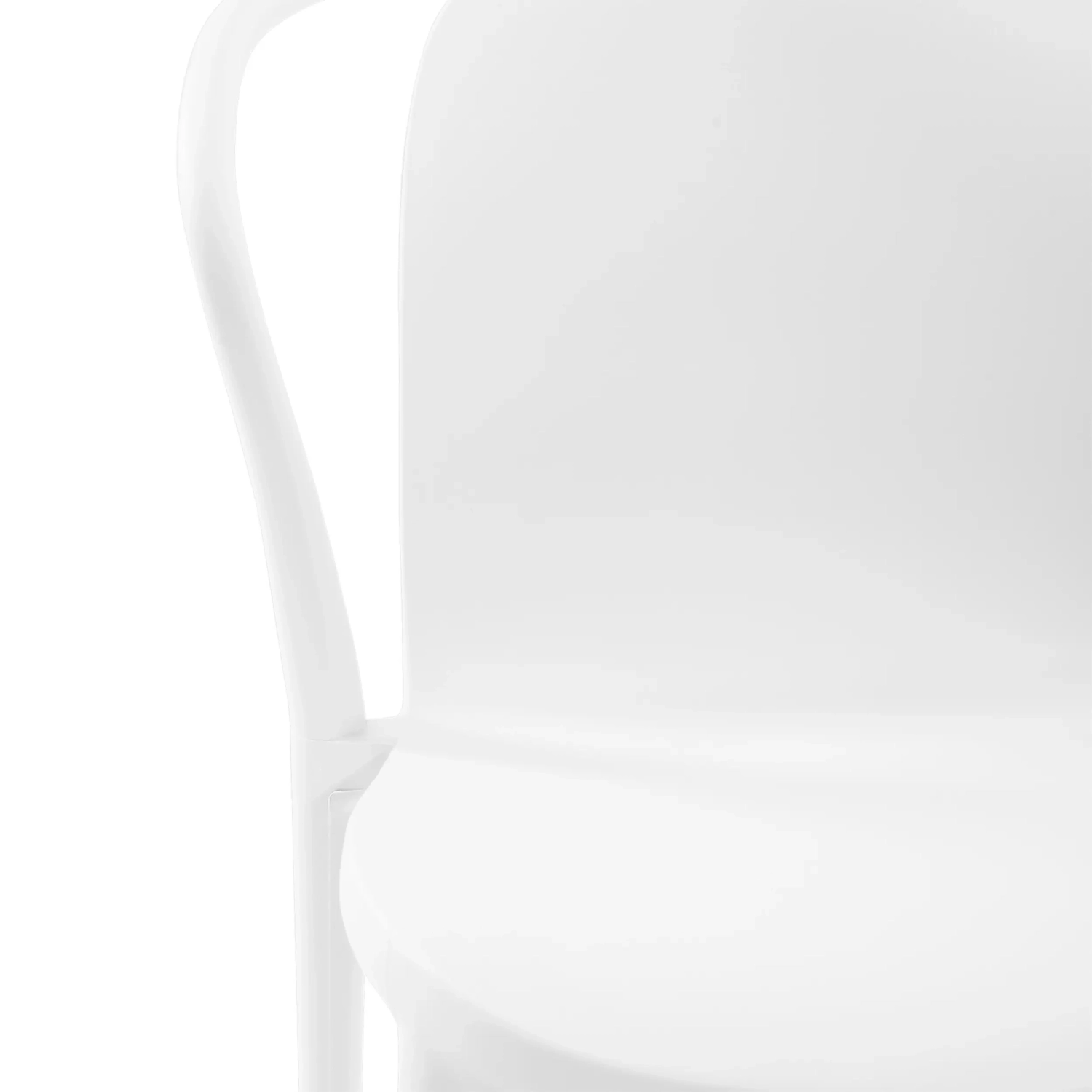 Silla apilable con reposabrazos para interior y exterior - Pierre