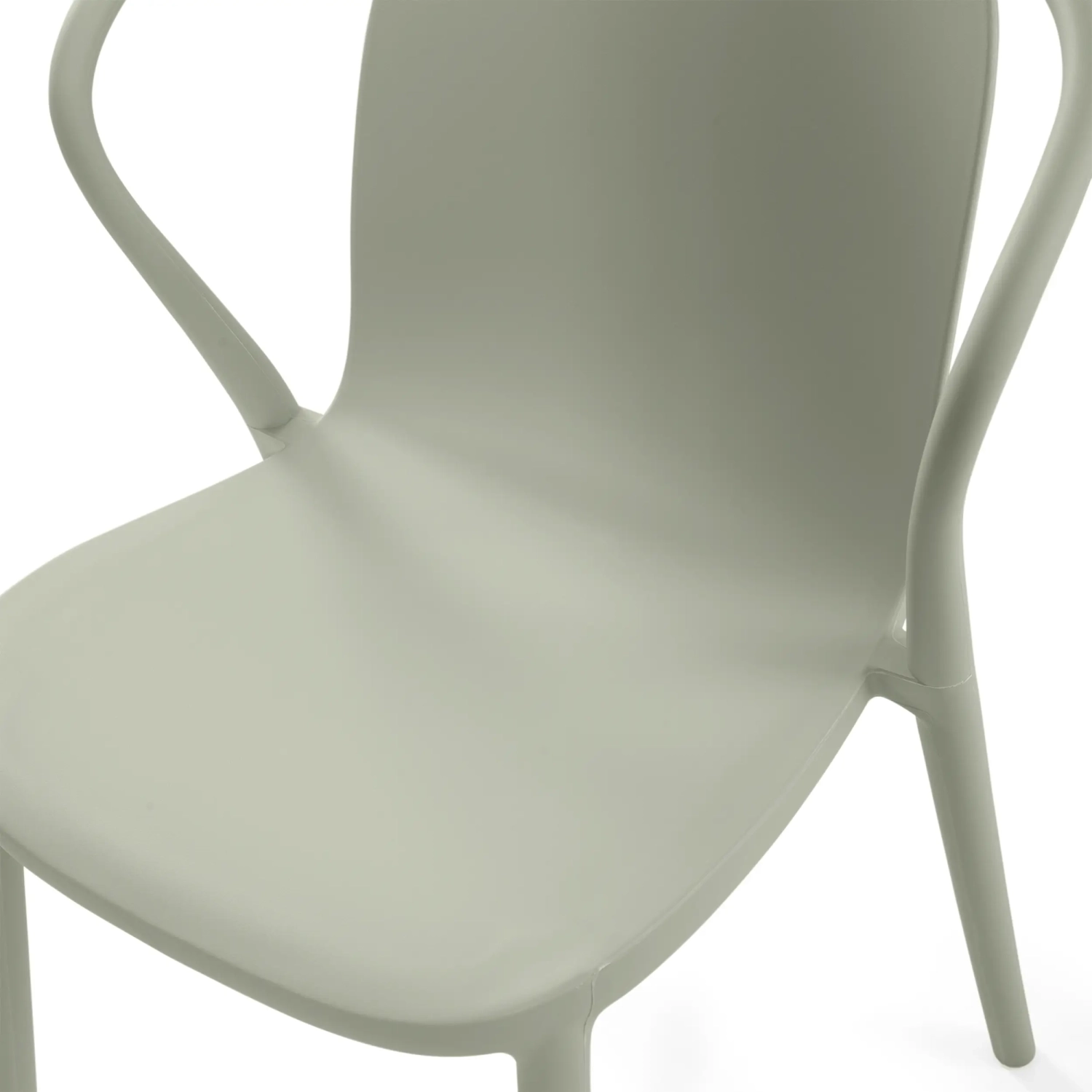 Stacking chair with armrests for indoor and outdoor use - Pierre
