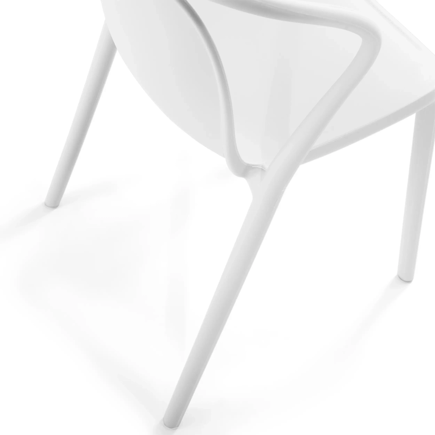 Silla apilable con reposabrazos para interior y exterior - Pierre