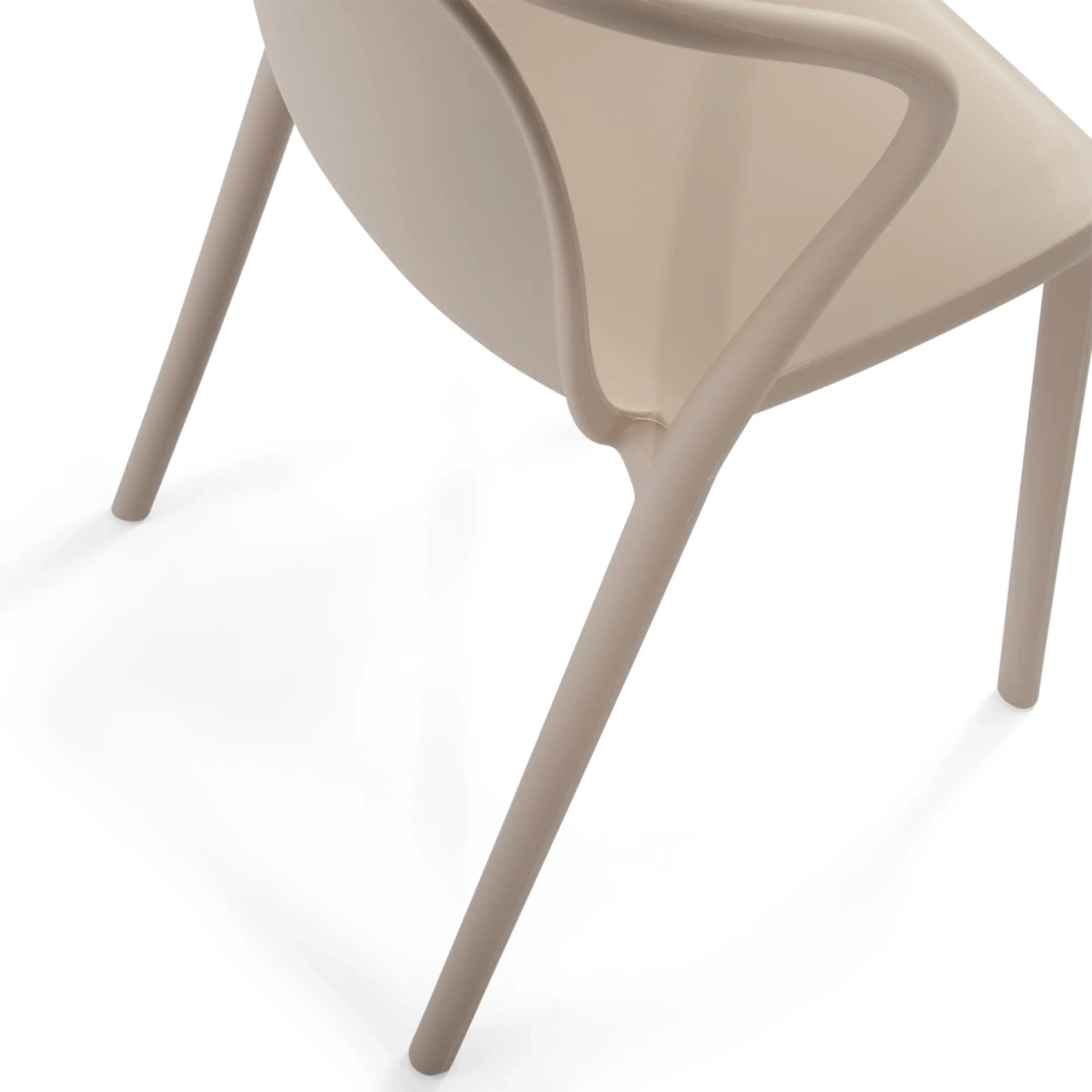 Stacking chair with armrests for indoor and outdoor use - Pierre