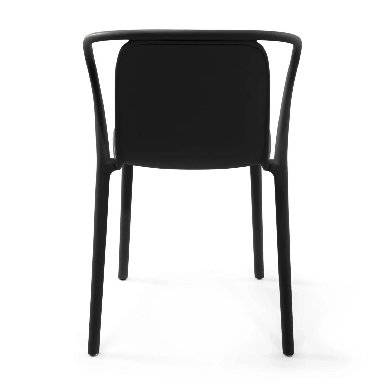 Silla apilable con reposabrazos para interior y exterior - Pierre