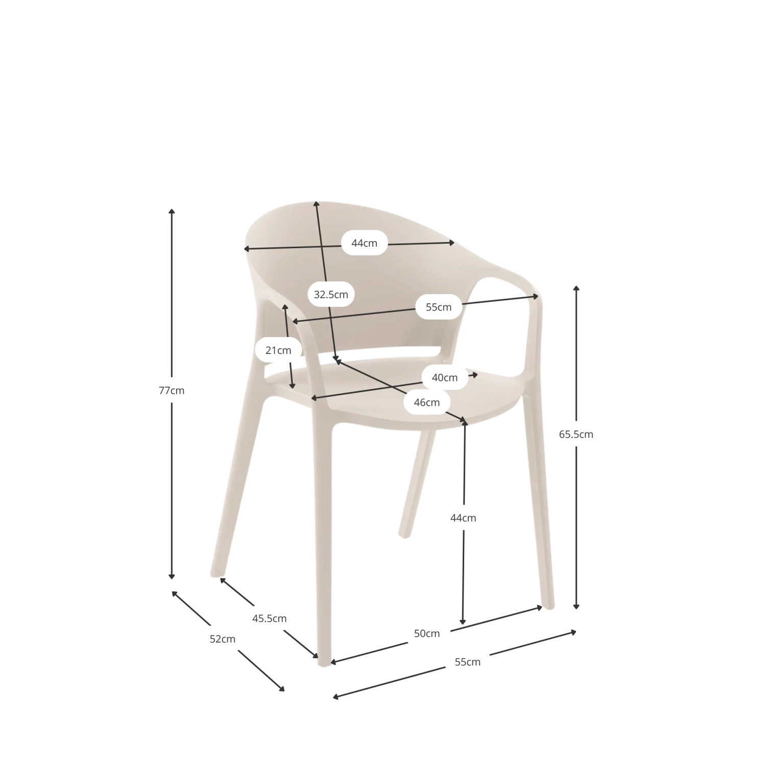 Design-tuoli sisä- ja ulkokäyttöön - Alpstone
