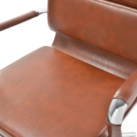 Modern office chair upholstered in eco-leather : Comfort and professional style