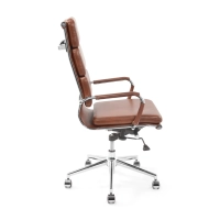 Moderne bureaustoel bekleed met kunstleer | Comfort en professionele stijl