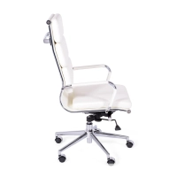 Task Italian nahkainen toimistotuoli korkealla selkänojalla | Elegantti muotoilu