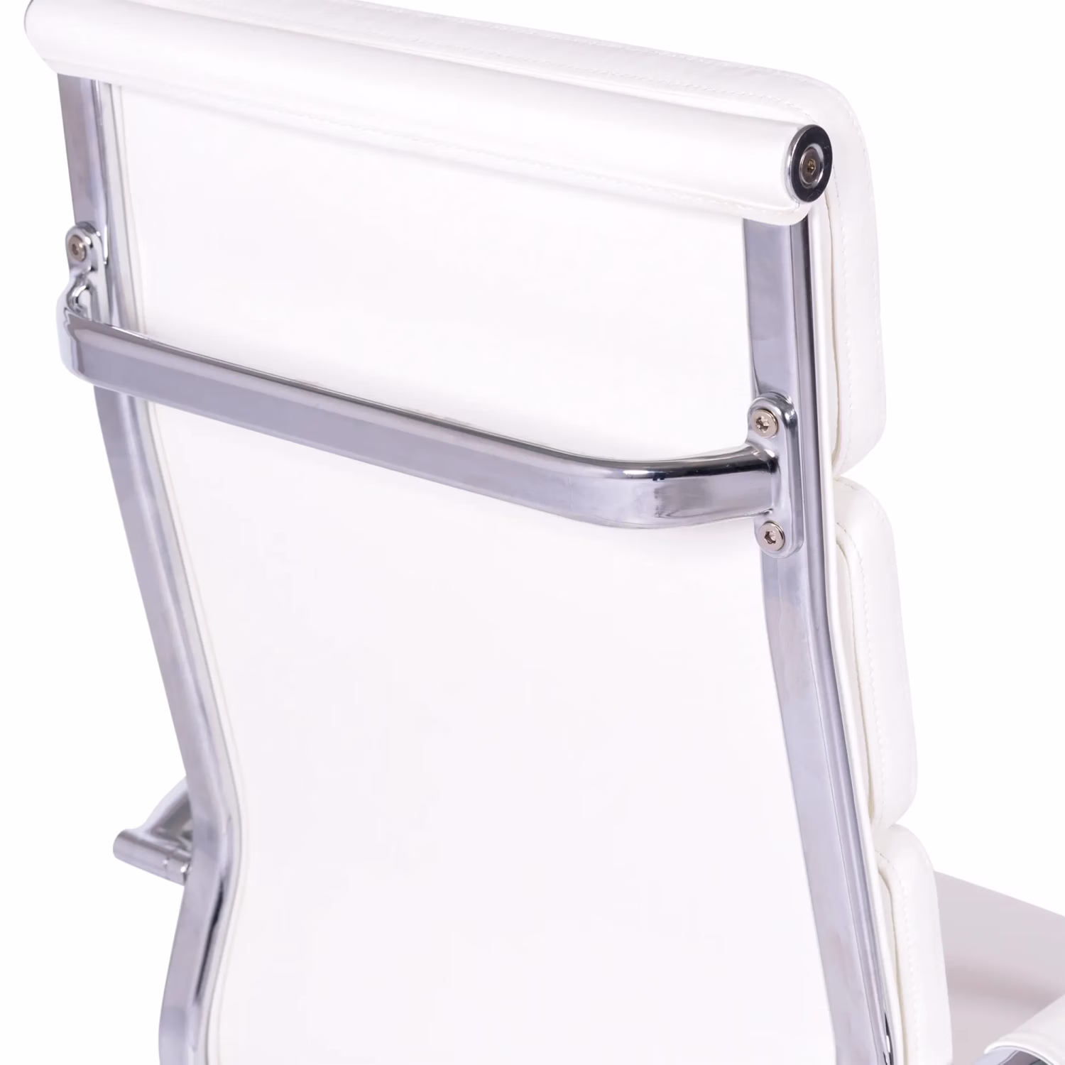 Sedia da ufficio in pelle italiana Task con schienale alto e design elegante