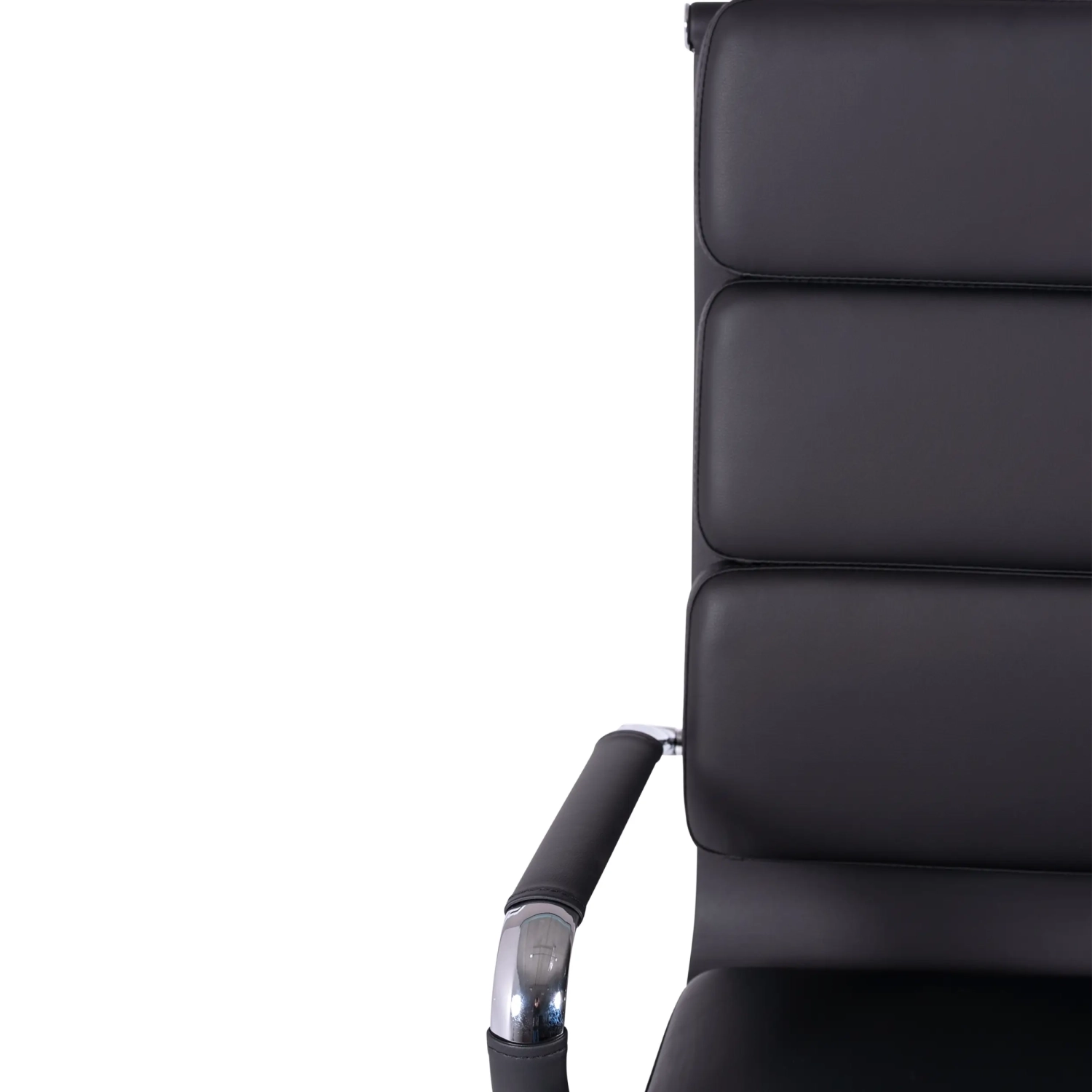 Task Italian nahkainen toimistotuoli korkealla selkänojalla | Elegantti muotoilu