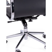 Task Italian Leather Office Chair with High Back | Elegant Design
