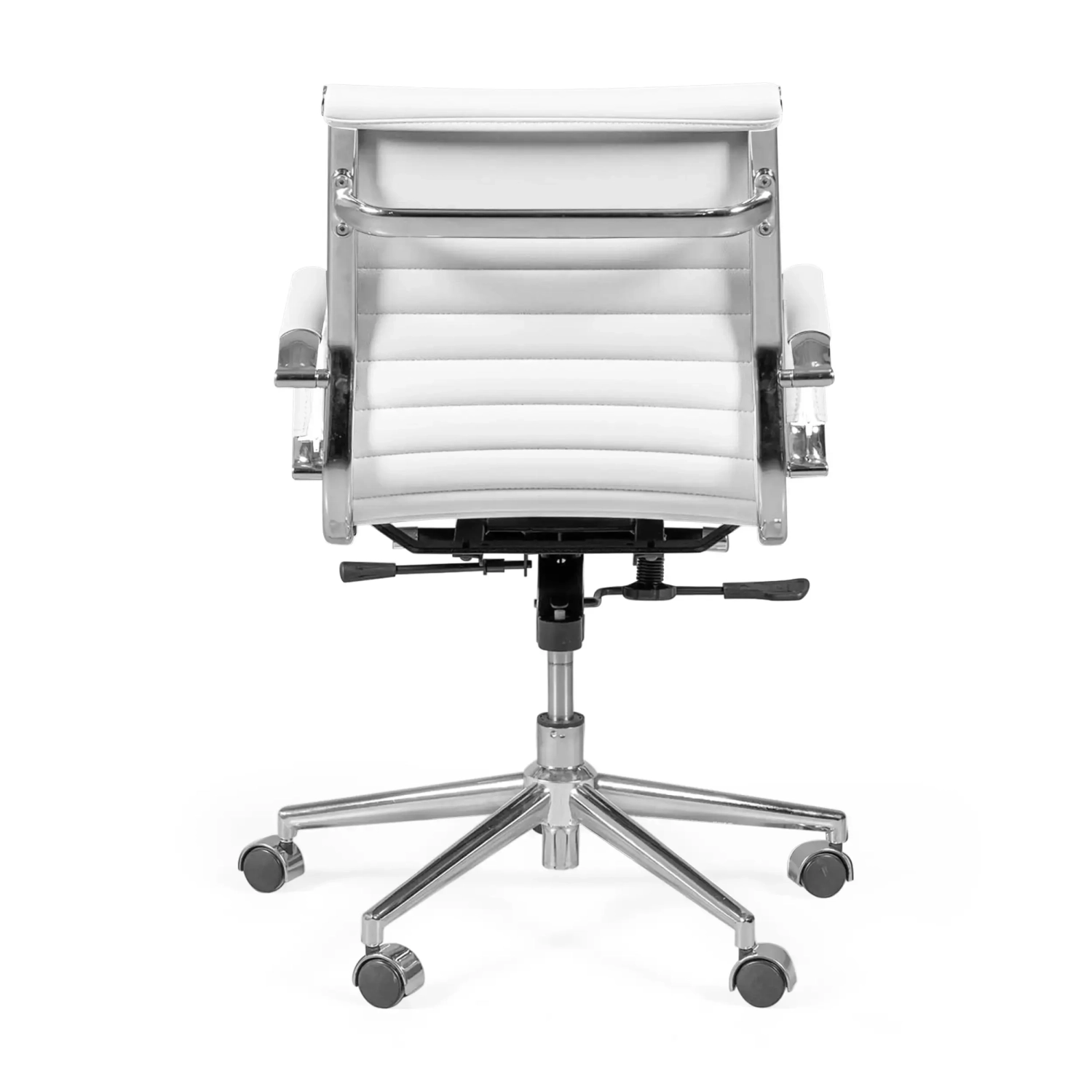 Task Low-Back Italian Leather Office Chair | Style & Comfort