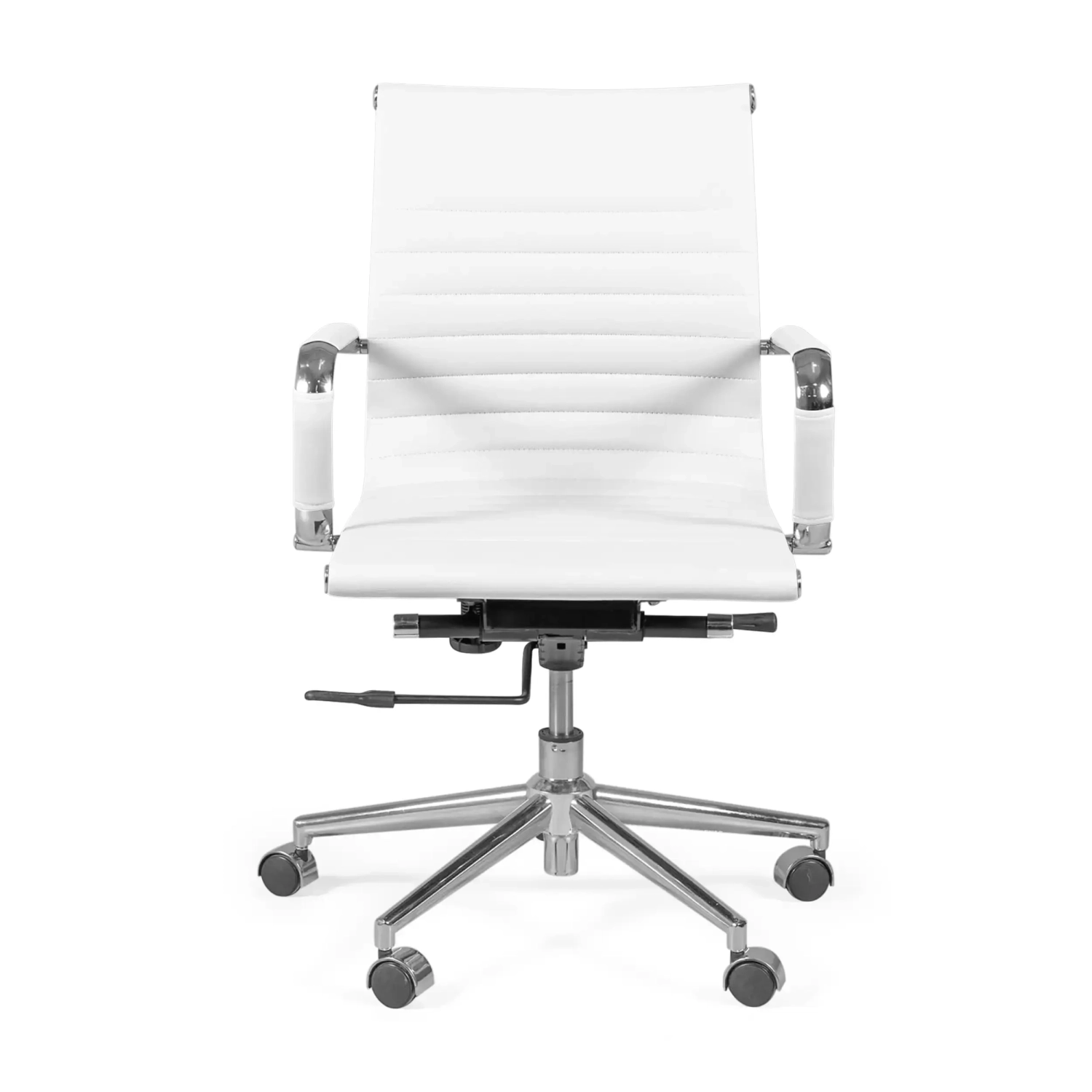 Task Low-Back Italian Leather Office Chair | Style & Comfort