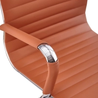 Task Hoge Rug Italiaanse Leren Bureaustoel | Ergonomie & Professionele Stijl