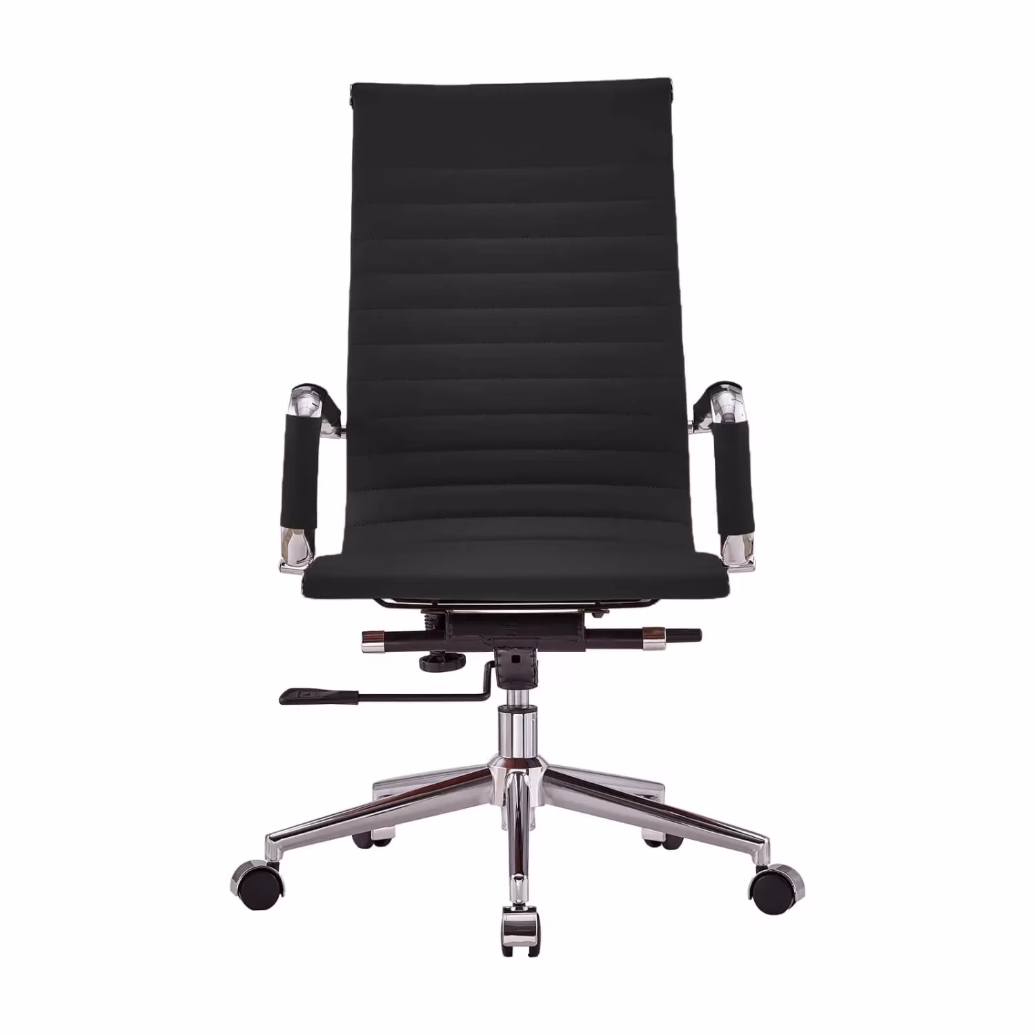 Sedia da ufficio Task con schienale alto in pelle italiana | Ergonomia e stile professionale