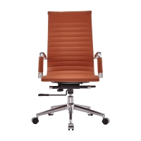 Task Hochlehner Bürostuhl aus italienischem Leder | Ergonomie & Professioneller Stil