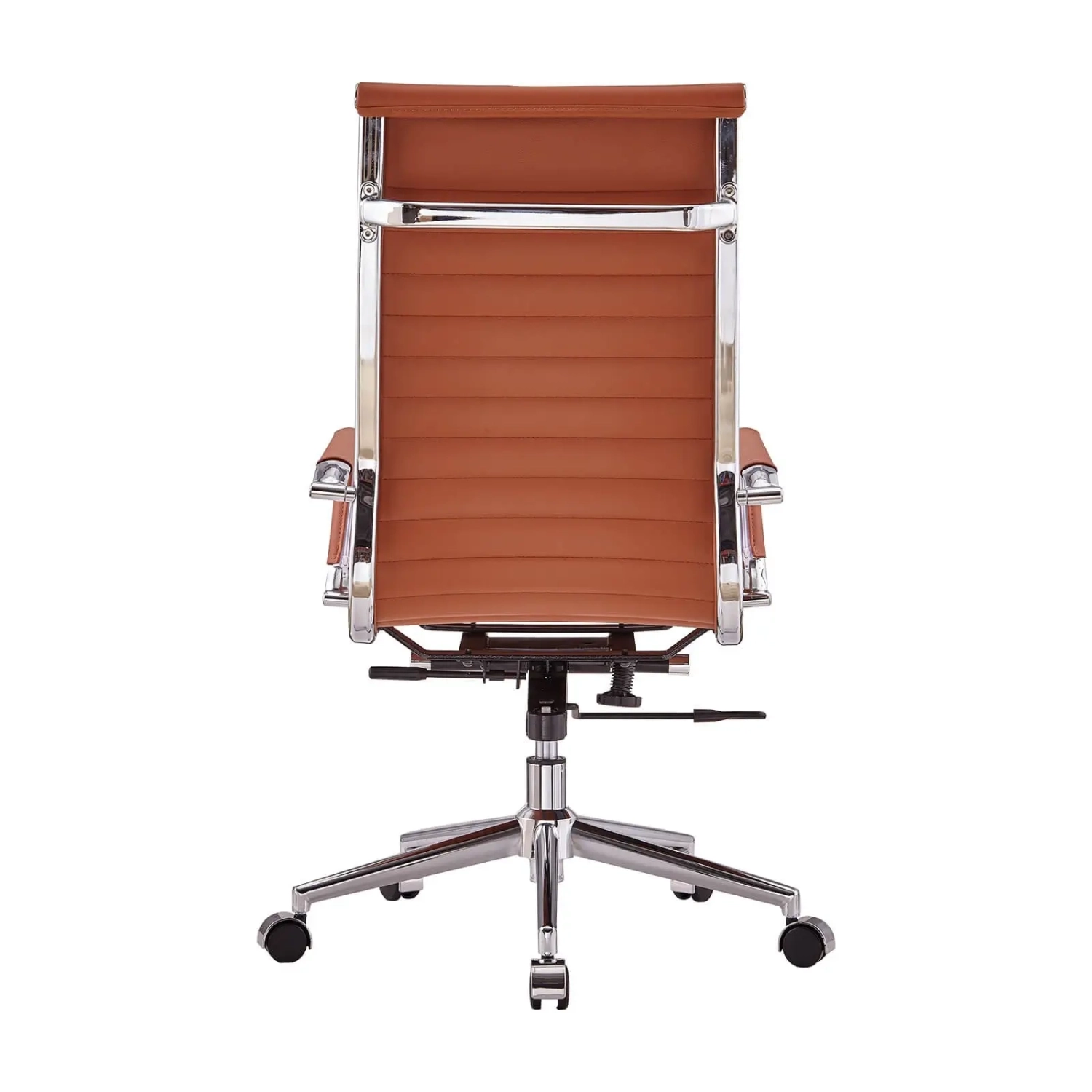 Korkeaselkäinen italialainen nahkainen toimistotuoli | Ergonomia ja ammattimainen tyyli