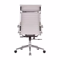 Sedia da ufficio Task con schienale alto in pelle italiana | Ergonomia e stile professionale