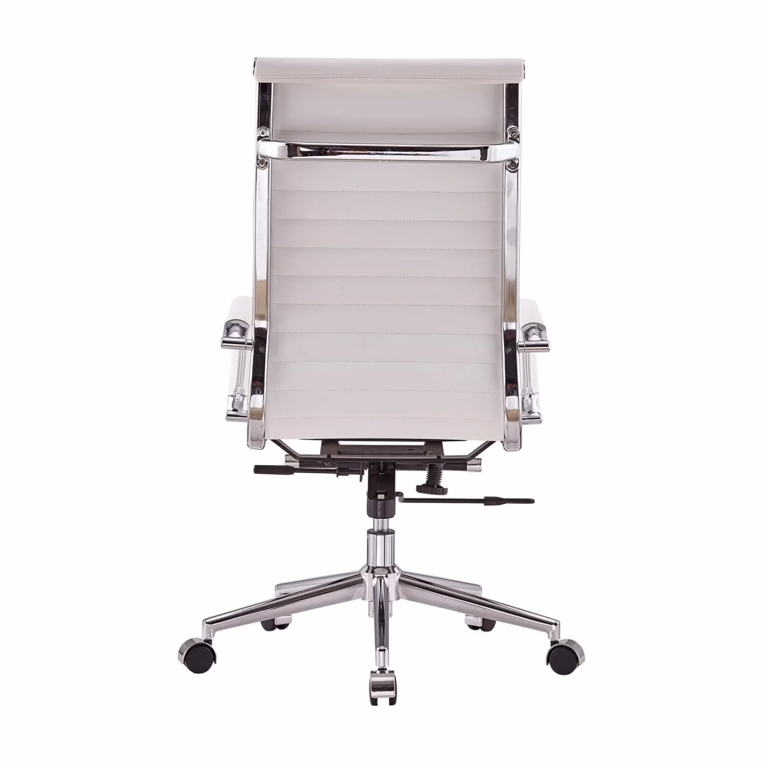 Sedia da ufficio Task con schienale alto in pelle italiana | Ergonomia e stile professionale