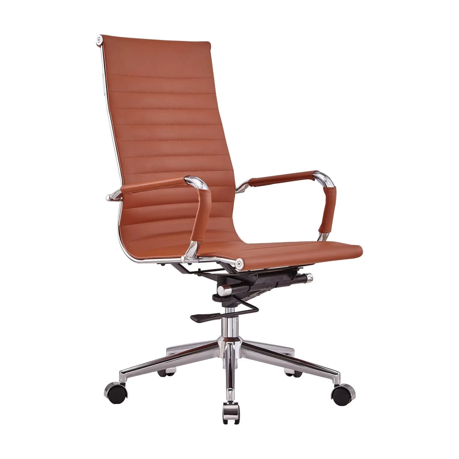 Task High-Back Italian Leather Office Chair | Ergonomics & Professional Style