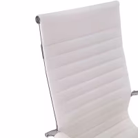 Sedia da ufficio Task con schienale alto in pelle italiana | Ergonomia e stile professionale