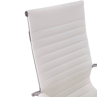 Silla de oficina Task de cuero italiano con respaldo alto | Ergonomía y estilo profesional