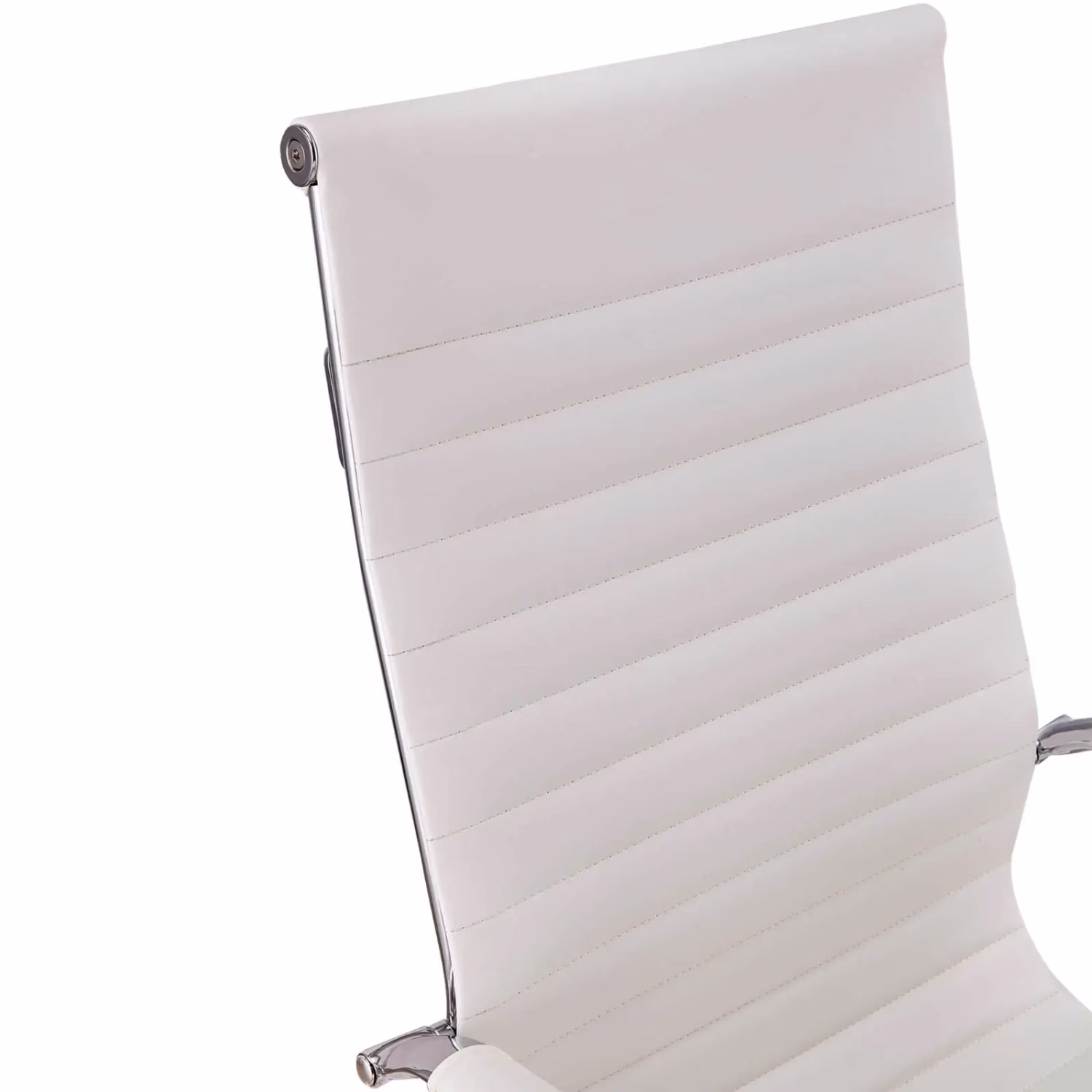 Sedia da ufficio Task con schienale alto in pelle italiana | Ergonomia e stile professionale