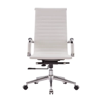 Task High-Back Italian Leather Office Chair | Ergonomics & Professional Style