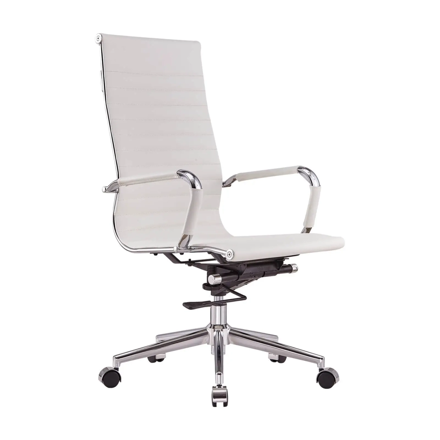 Task Hoge Rug Italiaanse Leren Bureaustoel | Ergonomie & Professionele Stijl