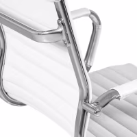 Sedia da ufficio Task con schienale alto in pelle italiana | Ergonomia e stile professionale