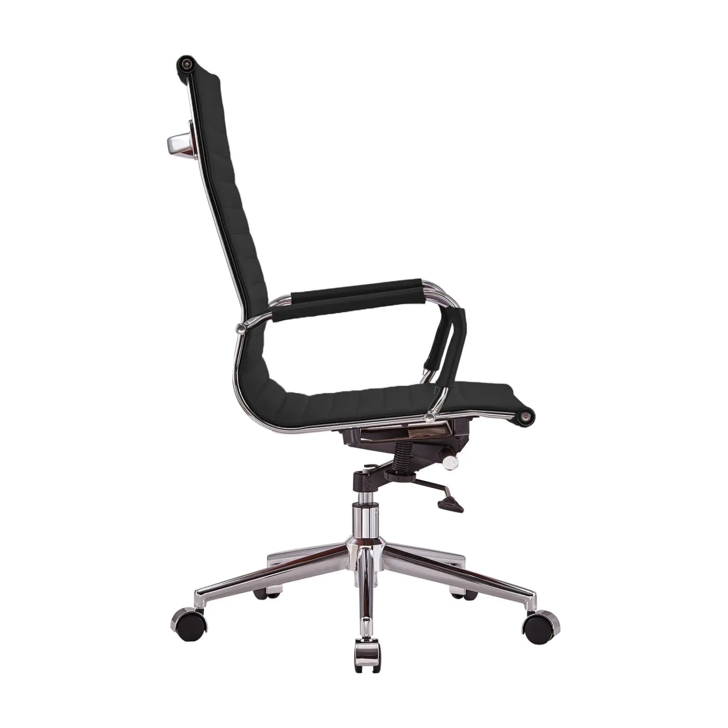 Úkolová italská kožená kancelářská židle s vysokým opěradlem | Ergonomie a profesionální styl