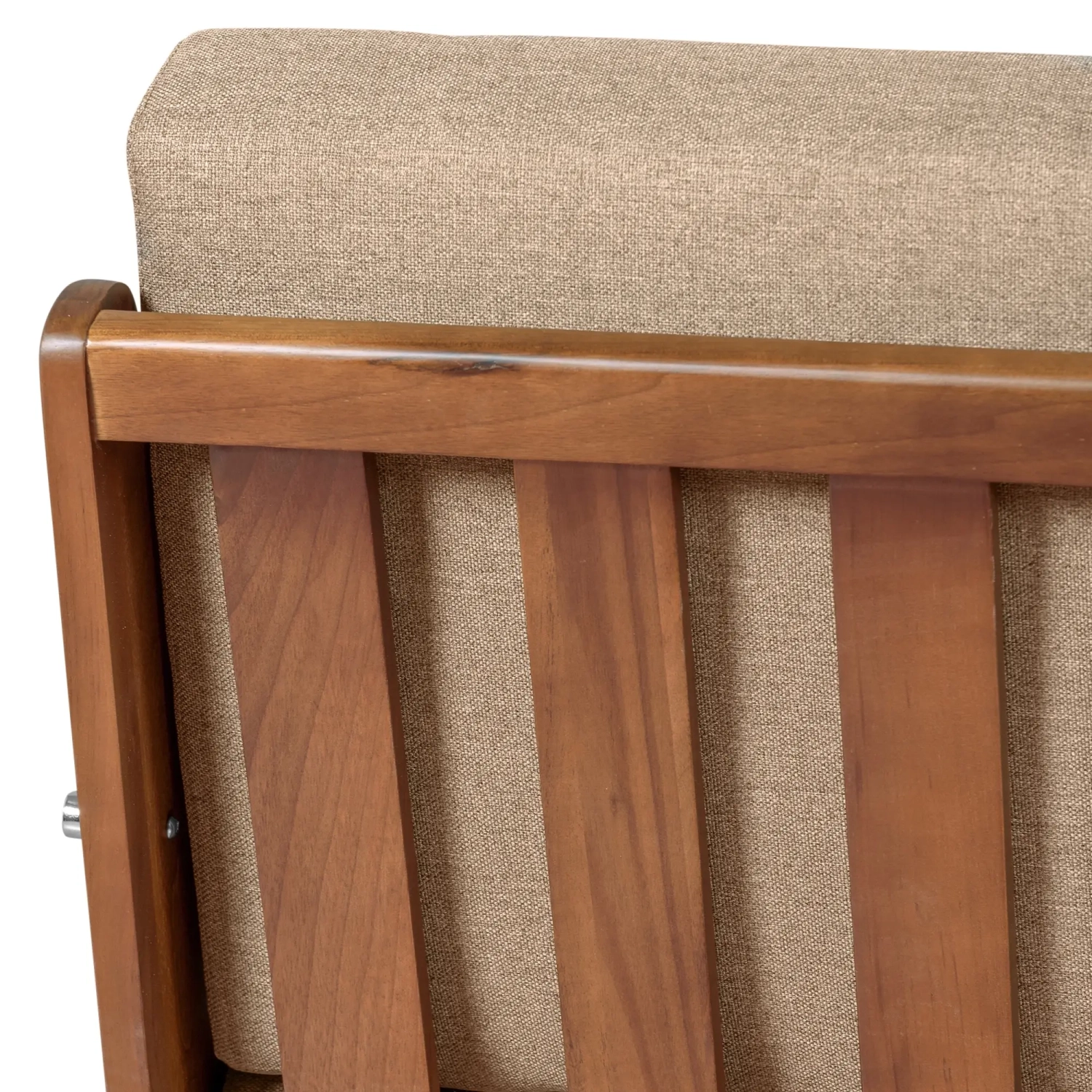 Industriële Sofa Daneu bekleed met katoen - Houten Sofas - Mobelarium