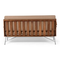 Industrielles Sofa Daneu mit Baumwollbezug-Holzsofas-Mobelarium