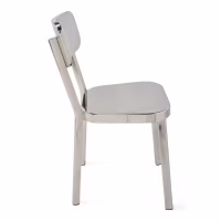 Sedia Delawere in acciaio inossidabile: elegante design industriale