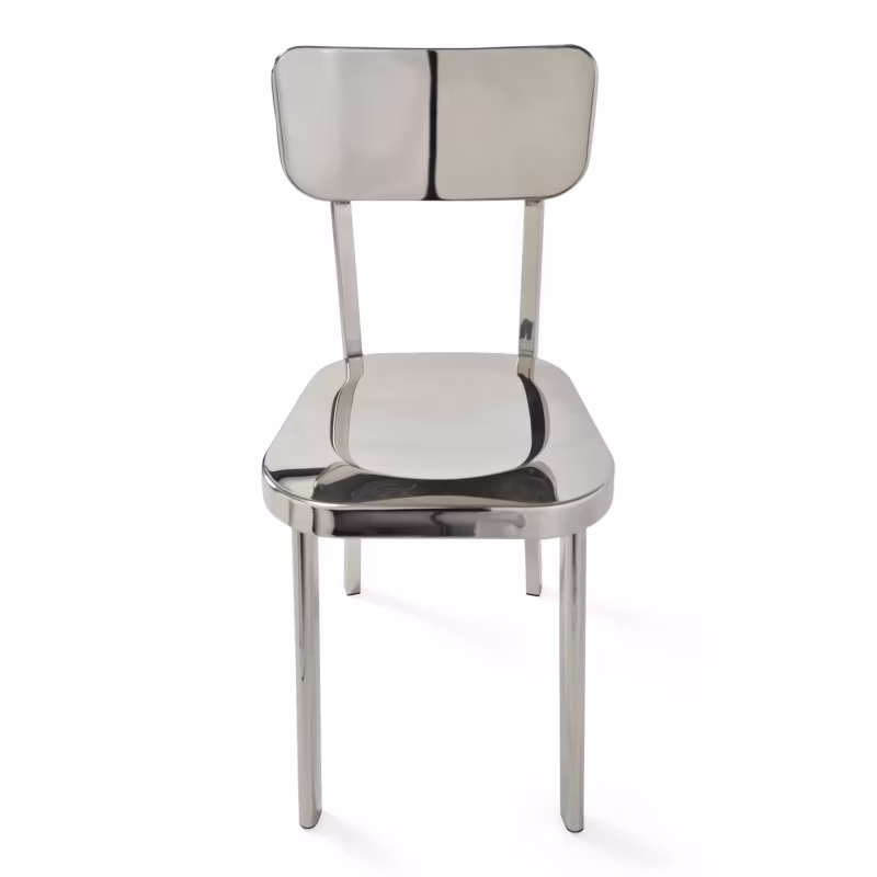 Sedia Delawere in acciaio inossidabile: elegante design industriale