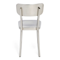 Sedia Delawere in acciaio inossidabile: elegante design industriale