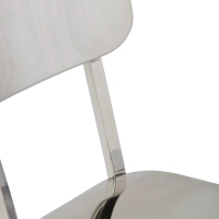 Delawere-stol i rostfritt stål : Elegant industridesign
