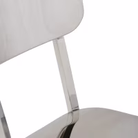 Sedia Delawere in acciaio inossidabile: elegante design industriale