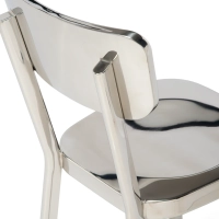 Delawere Stuhl aus Edelstahl : Elegantes Industriedesign
