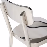 Sedia Delawere in acciaio inossidabile: elegante design industriale