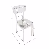 Sedia Delawere in acciaio inossidabile: elegante design industriale