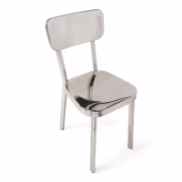 Sedia Delawere in acciaio inossidabile: elegante design industriale