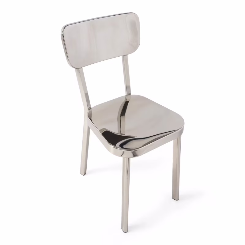 Sedia Delawere in acciaio inossidabile: elegante design industriale