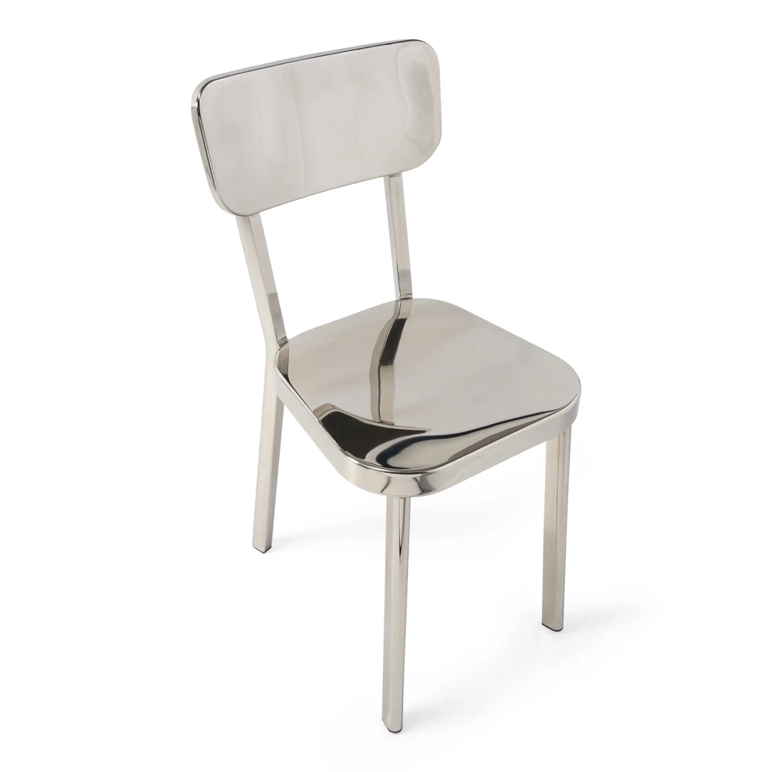 Delawere chair in stainless steel : Elegant industrial design