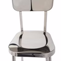 Sedia Delawere in acciaio inossidabile: elegante design industriale