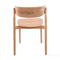Sedia da pranzo in frassino naturale Notorius | Design elegante scandinavo