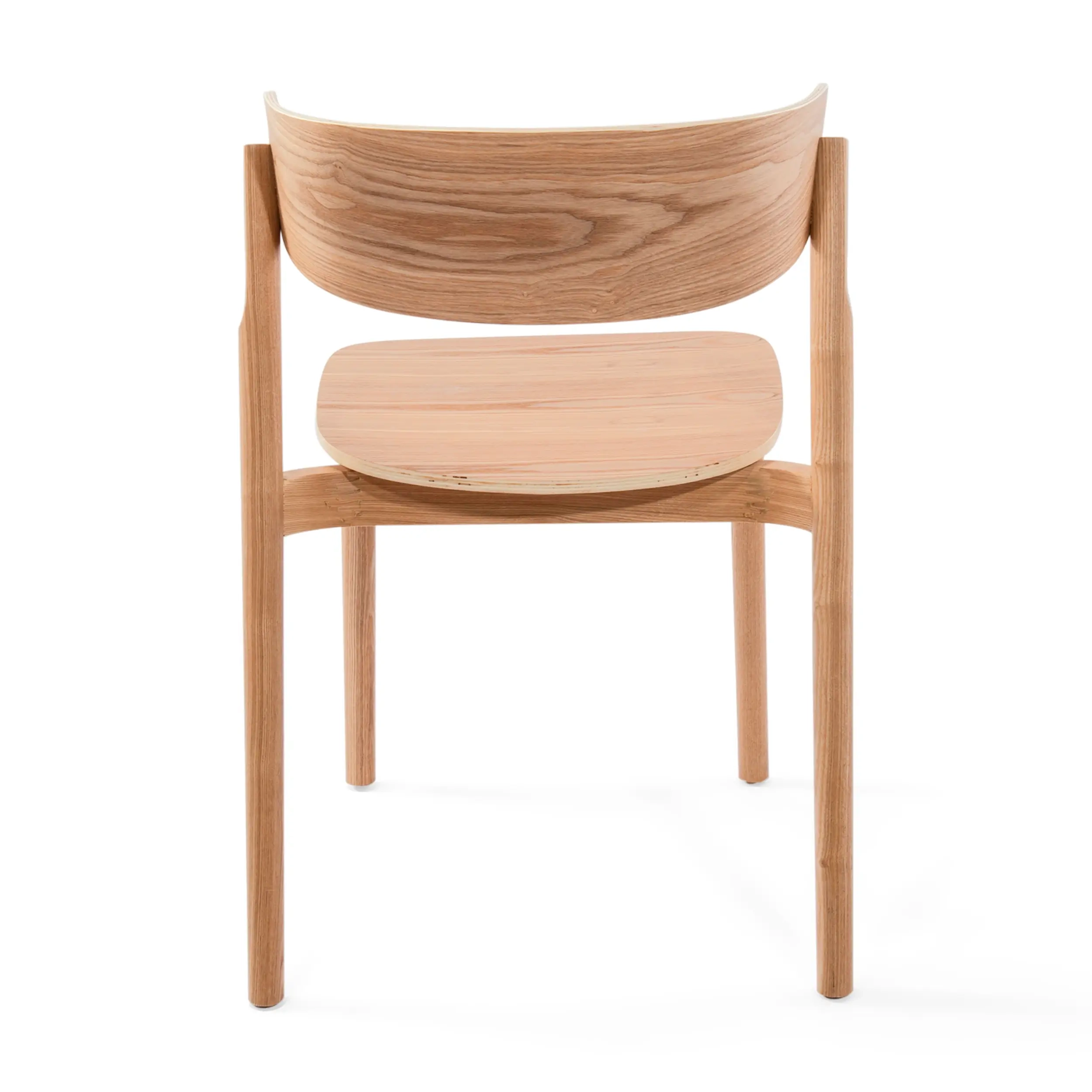 Sedia da pranzo in frassino naturale Notorius | Design elegante scandinavo